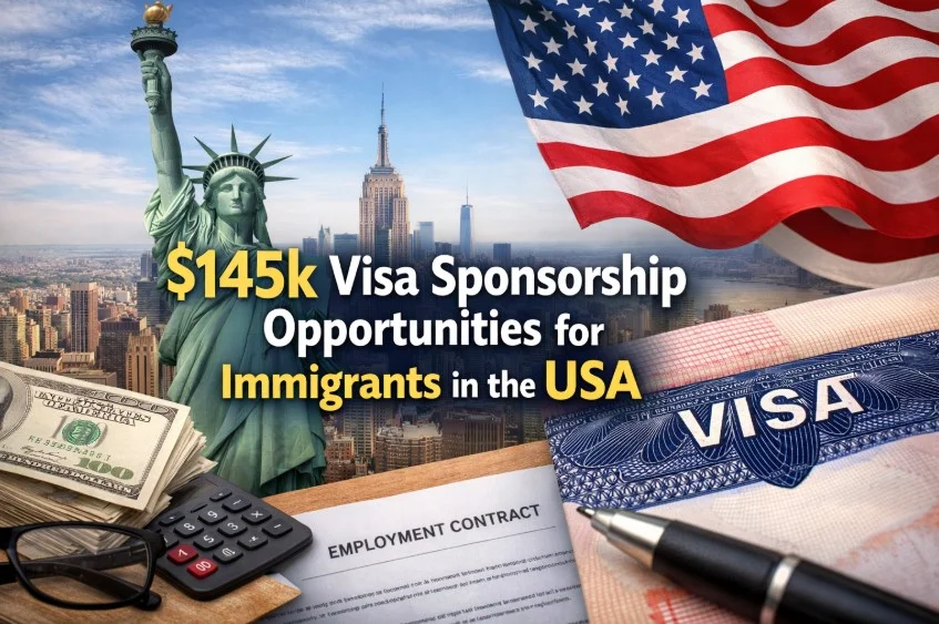 $145k Visa Sponsorship Opportunities for Immigrants in the USA